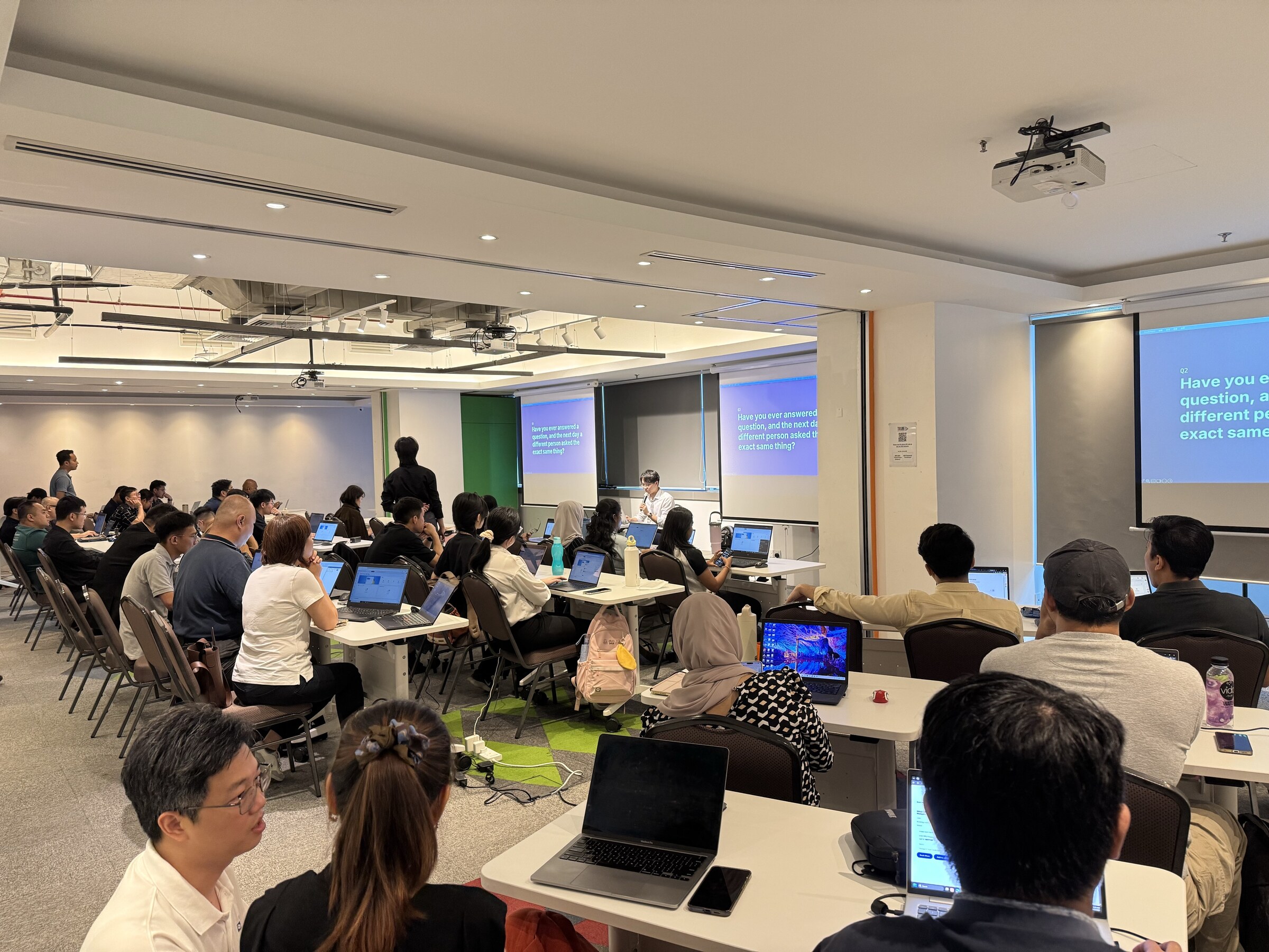 A full room at Common Ground Q Sentral, Kuala Lumpur