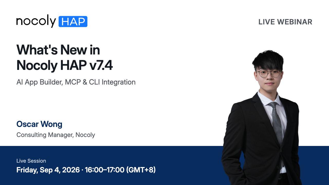 Live Webinar: What's New in Nocoly HAP v7.4 — Oscar Wong